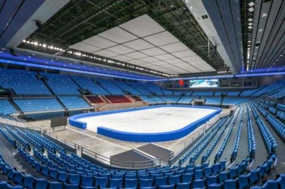 Q345 Stadion Desain Struktur Baja Rentang Panjang 50mm 0.8mm Atap Untuk Bangunan