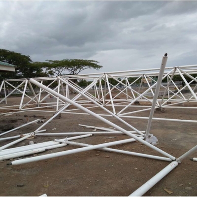 Q355 Steel Space Frames 0.5mm 0.9mm Konstruksi Struktur Baja Atap
