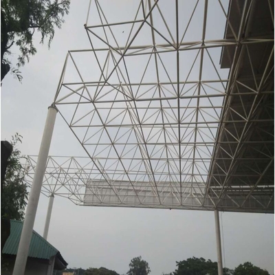 Q355 Steel Space Frames 0.5mm 0.9mm Konstruksi Struktur Baja Atap