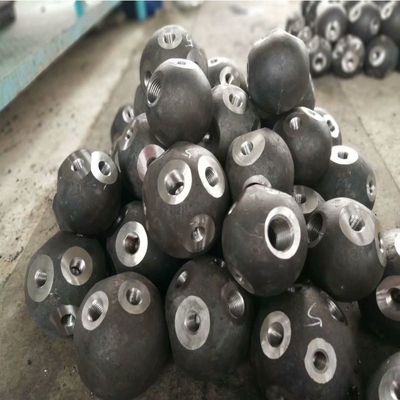 Q355 Ball Joint Space Frame 50mm 0.8mm Node Baja Atap Untuk Atap Rangka Logam