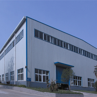 Q355 Steel Portal Frame Struktur Atap Atap 50-120mm Untuk Ruang Pameran