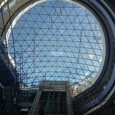 Portable Circular Roof Dome Skylight Light Metal Tahan Lama Untuk Struktur Luar Ruangan