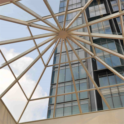 Portable Circular Roof Dome Skylight Light Metal Tahan Lama Untuk Struktur Luar Ruangan