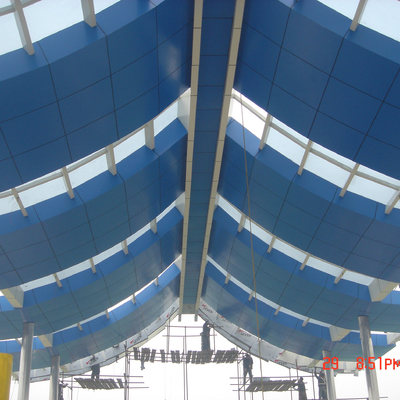Q235 PU Membrane Metal Roof Maintenance 150mm Untuk Panggung Luar Ruangan