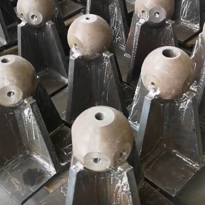 Space Frame Node Bolt Ball Prefabrikasi GB yang Disesuaikan di Instalasi Situs
