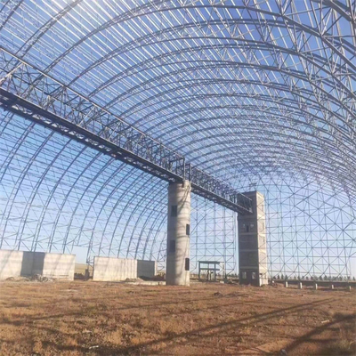 S235JR Multi Slope 3D Space Frame Truss 100m Untuk Konstruksi Hangar Pesawat