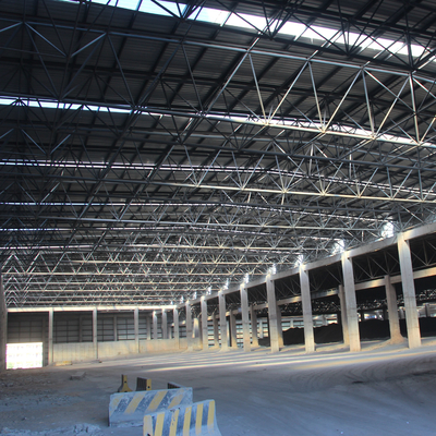 Struktur baja ringan prefabrikasi Harga Pabrik Peru Proyek Gudang Pabrik Bangunan Stasiun Tol Q235 Q345