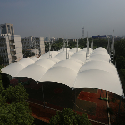 PU Tensile Roofing Structure Architecture Doom Untuk Parkir Mobil