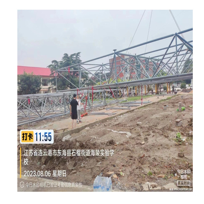 Konstruksi Struktur Baja Node Rangka Ruang Baja dengan Baja Q345(S355JR) atau Q235(S235JR)