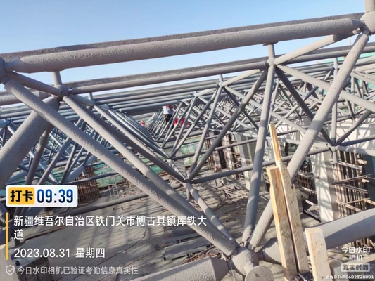 Aluminium Alloy Space Frame Junction untuk Konstruksi Berkelanjutan dalam Warna Putih