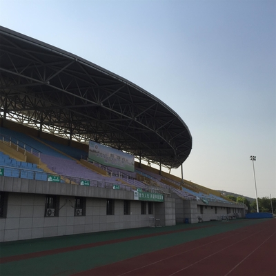 Struktur Kerangka Ruang Baja Ringan Prefabrikasi untuk Atap Outreach Stadion