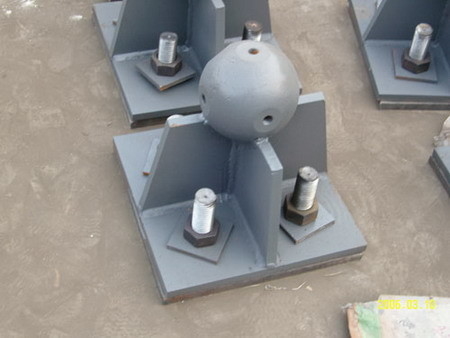 Galvanized Q345 Space Frame Node Assembly Untuk Struktur Baja Dan Space Frame