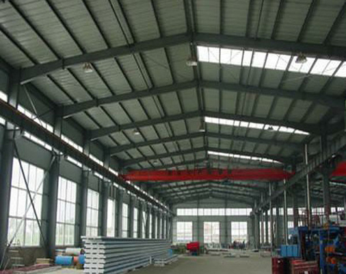 Bingkai Portal Baja untuk Gudang Prefabrikasi Struktur Baja yang awet dengan Desain yang Efisien