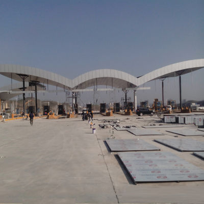 Galvanized Steel Prefabricated Carport Shed 50-70 Years Lifespan