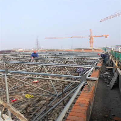 Prefab Steel Space Frame with 15-21 Days Delivery Customized Size and Sound Insulated Performance for Stadium Roof Structure