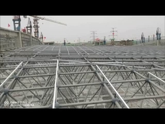 Perlawanan Angin Prefabrikasi Rangka Baja Ringan Struktur Bangunan Model Barang Penyimpanan